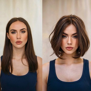 Female HairCuts Before & After in Islamabad