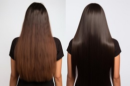 Hair Keratin Treatment Before and After in Islamabad