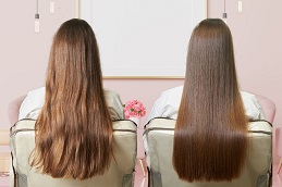 Hair Keratin Treatment Before and After