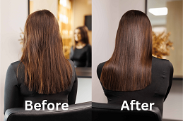 Hair Botox Treatment Before & After