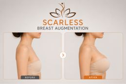 Scarless Breast Augmentation Before and After Resuly