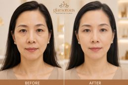 before and after alarpalasty result