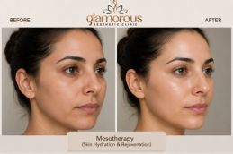 before and after result of cosmetic injectable s